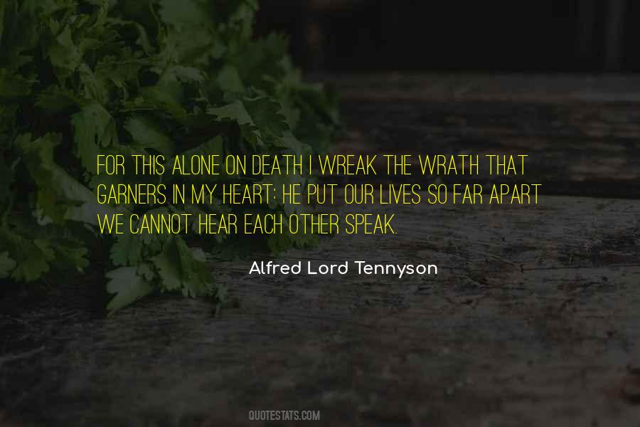 Quotes About Death Tennyson #587683