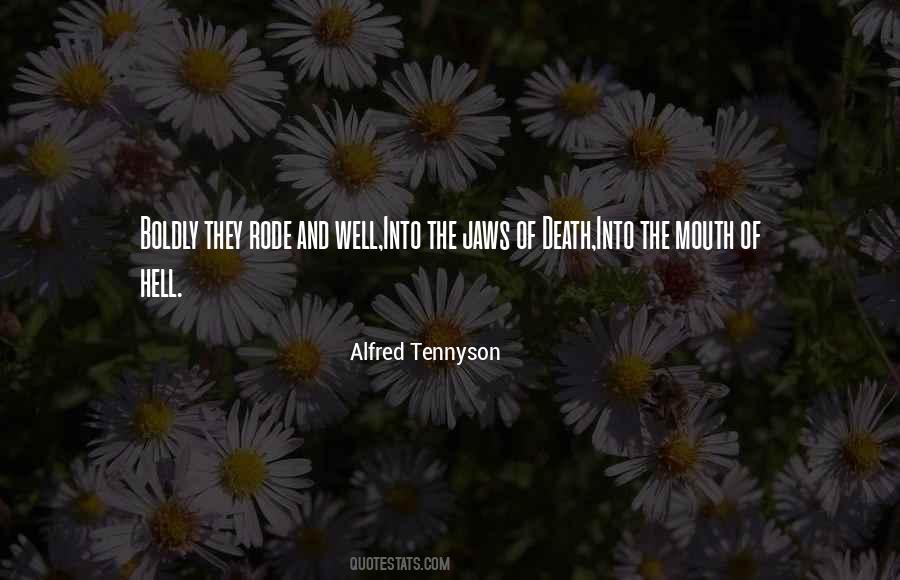 Quotes About Death Tennyson #836278