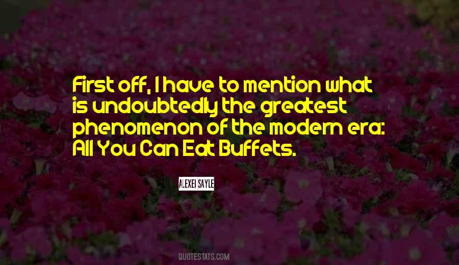 Quotes About Buffets #681716