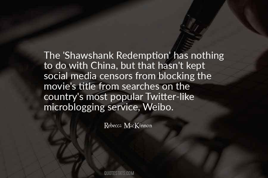 Quotes About Shawshank Redemption #405203