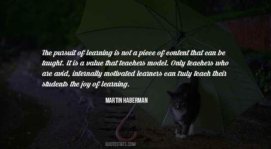 Quotes About Joy Of Learning #1325383