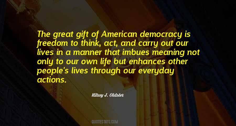 Quotes About American Democracy #418692