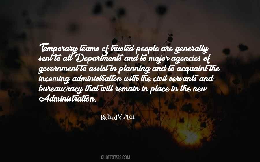 Quotes About Government Agencies #1519897