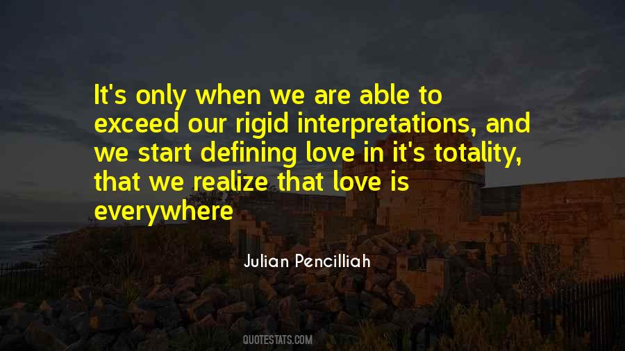 Quotes About Realization Of Love #101040