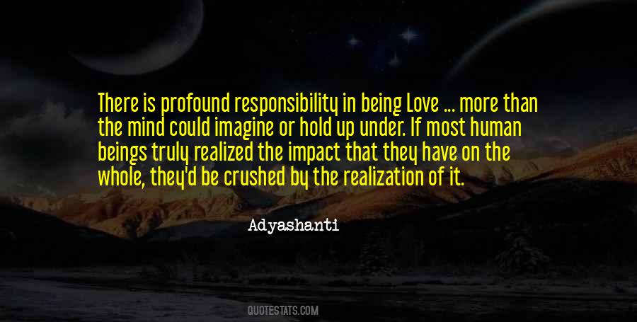 Quotes About Realization Of Love #1021050