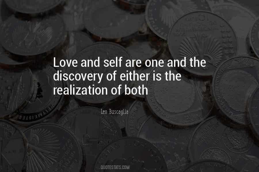 Quotes About Realization Of Love #48029