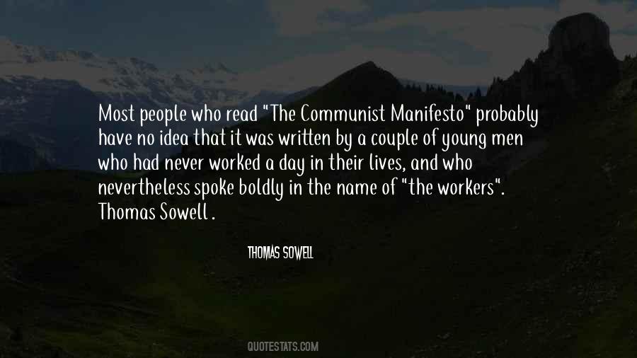 Quotes About Communist Manifesto #1041054