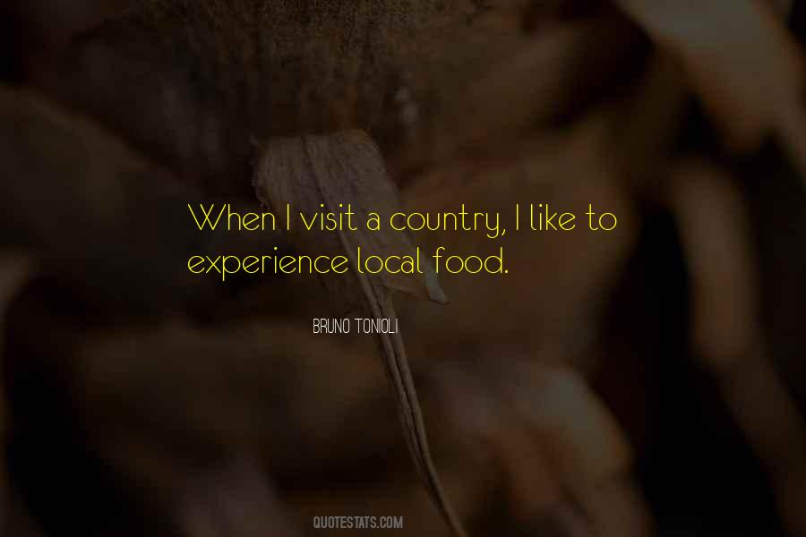 Quotes About Local Food #1039334