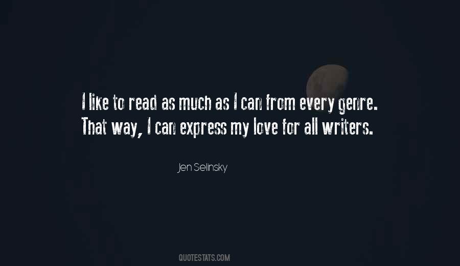 Quotes About Genre #1637438