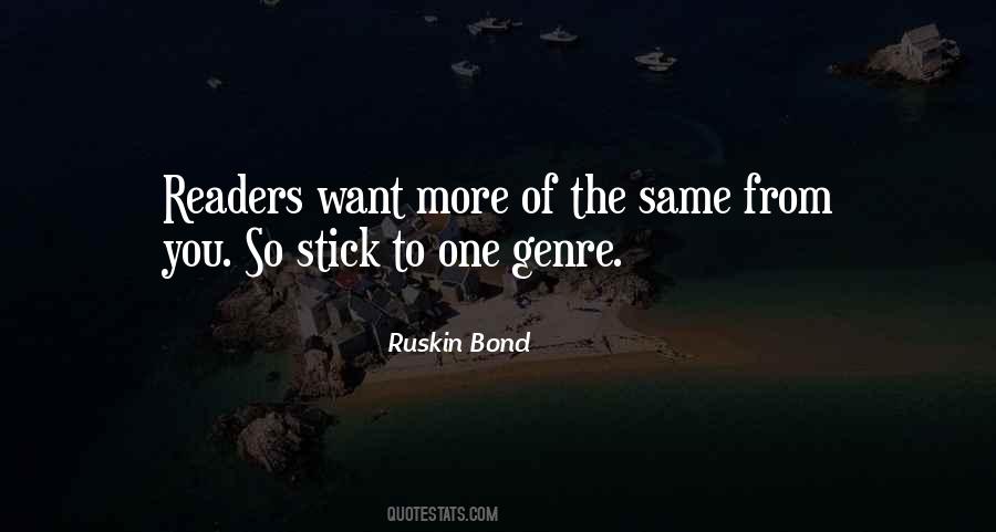 Quotes About Genre #1689458
