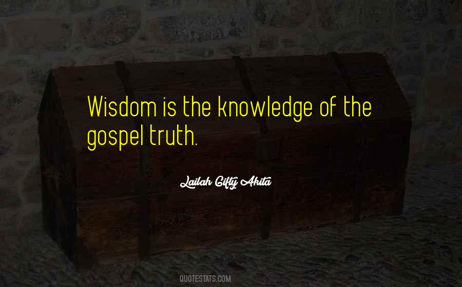 Quotes About Gospel #35271