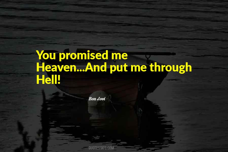 You Promised Me Quotes #1182814