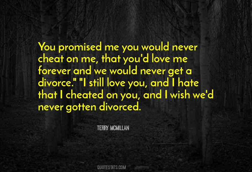 You Promised Me Quotes #13146