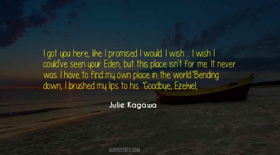 You Promised Me Quotes #208058