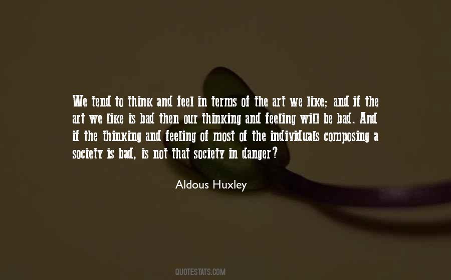 Feeling That Something Bad Quotes #100918