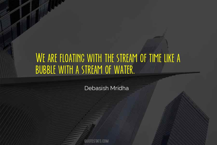 Quotes About Floating On Water #1095998