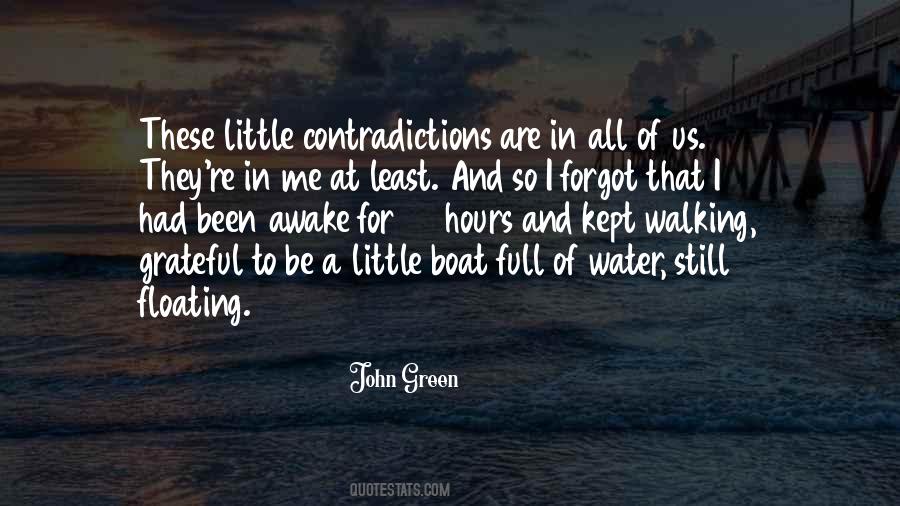 Quotes About Floating On Water #275269