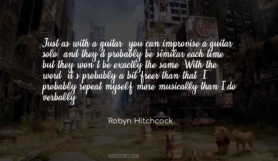 Quotes About A Guitar #1053987