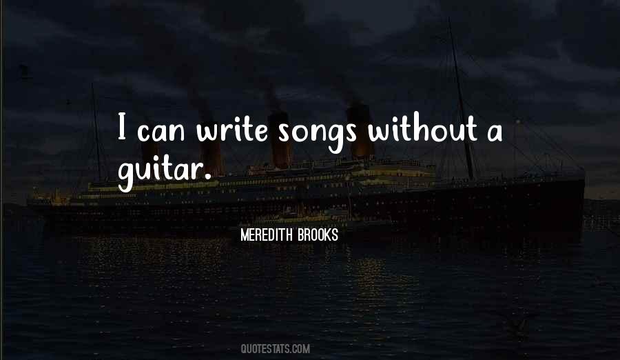 Quotes About A Guitar #1080599