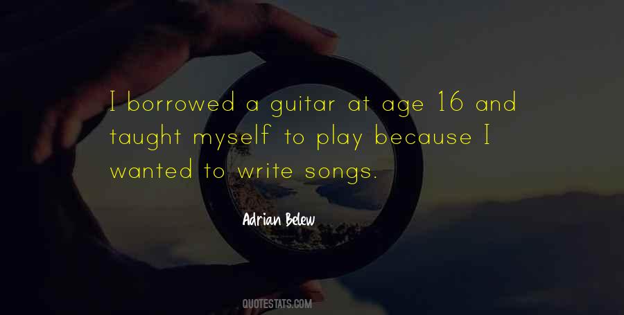 Quotes About A Guitar #1111364