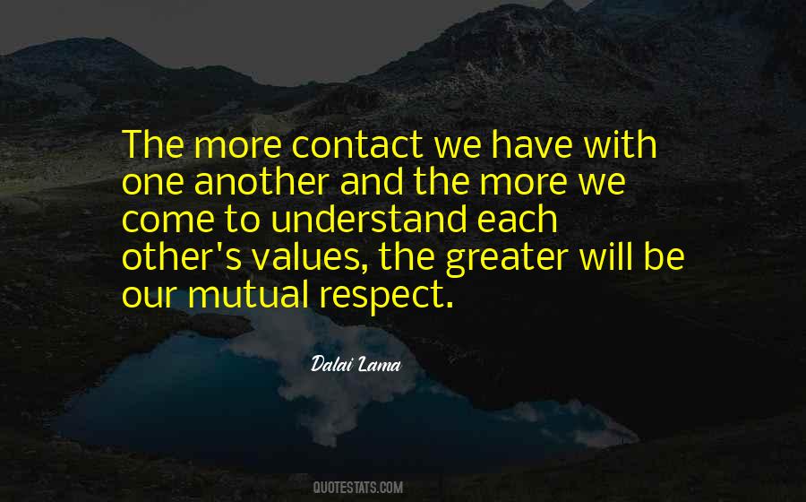 Quotes About Mutual Respect #1694438