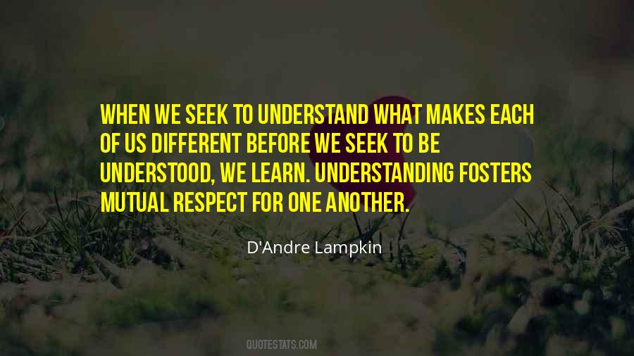 Quotes About Mutual Respect #394812