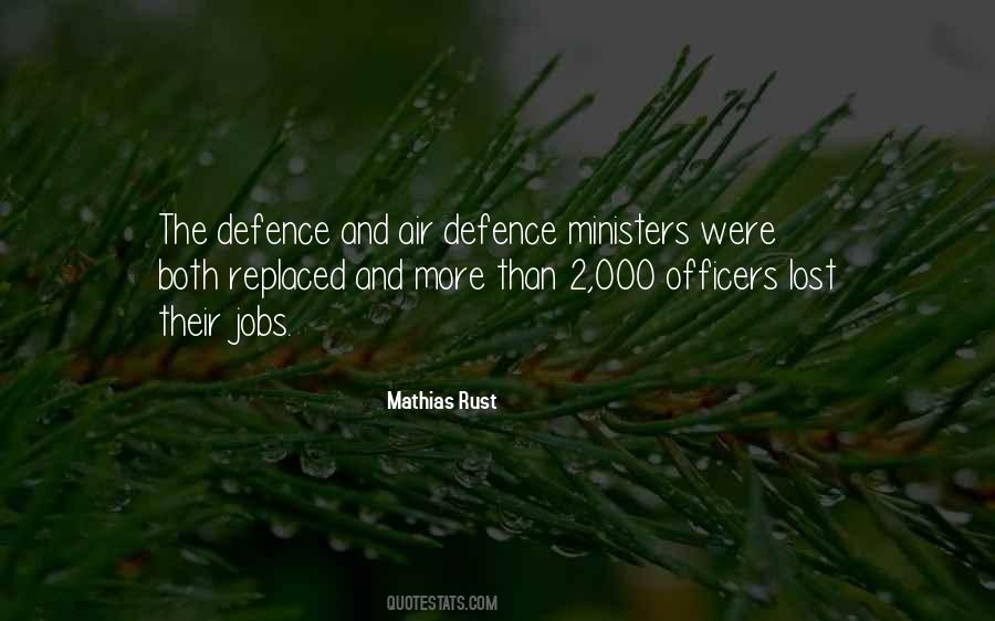 Quotes About Air Defence #477870