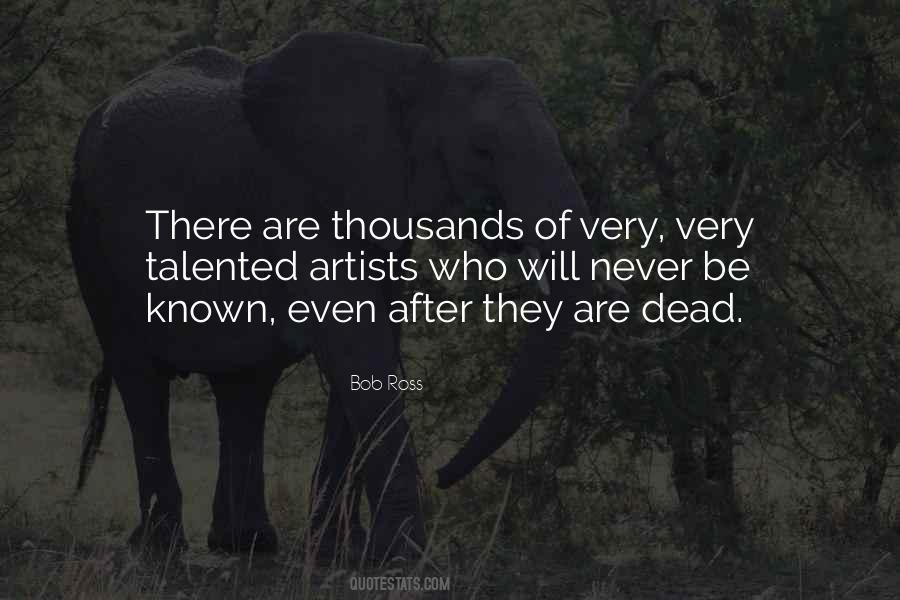 Quotes About Talented Artists #1448116