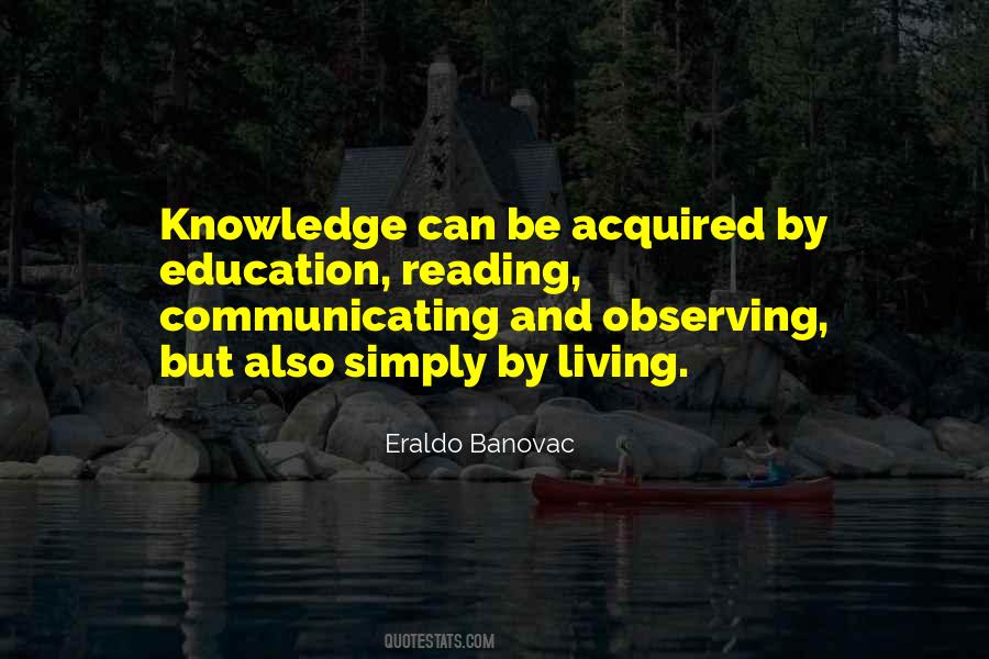 Quotes About Knowledge And Reading #102261