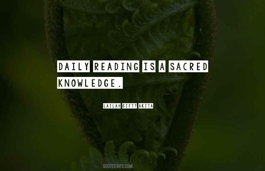 Quotes About Knowledge And Reading #1552564