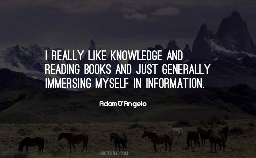 Quotes About Knowledge And Reading #1839368