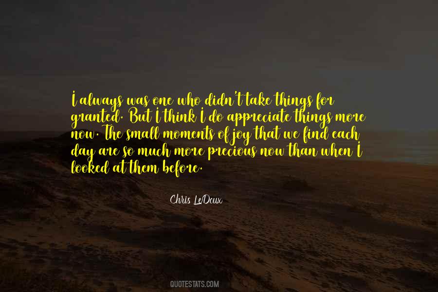 Quotes About Things We Take For Granted #1638513