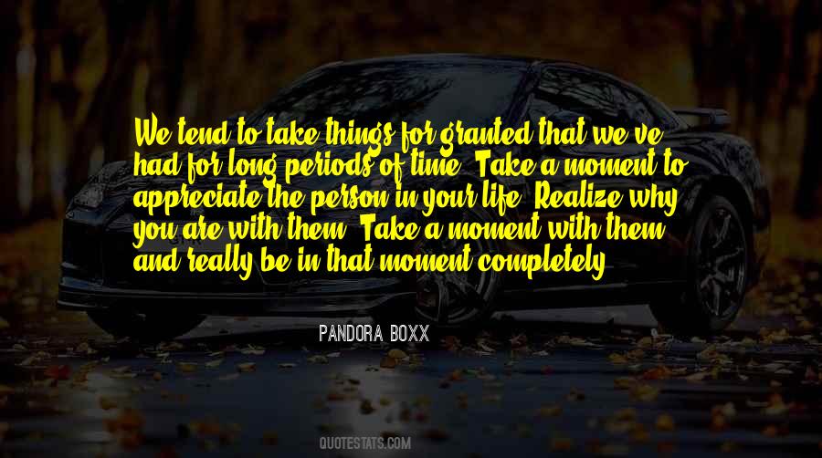 Quotes About Things We Take For Granted #706571
