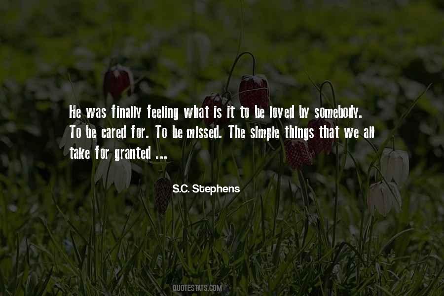 Quotes About Things We Take For Granted #898998
