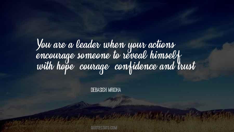 Quotes About Confidence And Leadership #1169951
