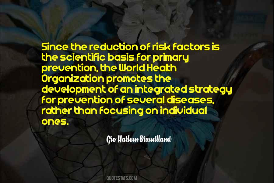 Quotes About Risk Reduction #145304