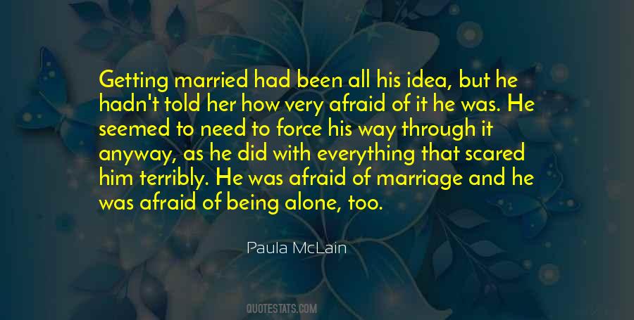 Was Getting Married Quotes #1382001