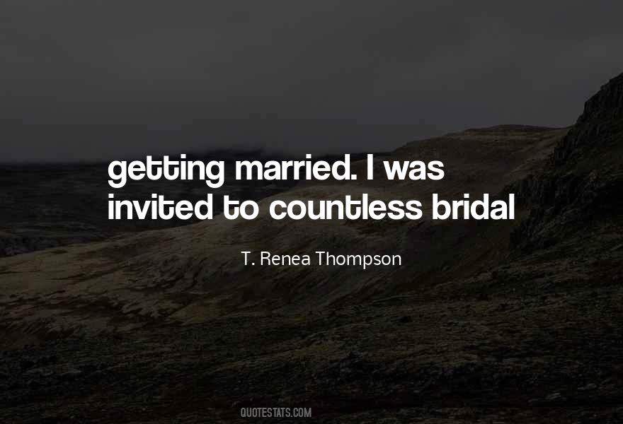 Was Getting Married Quotes #647508