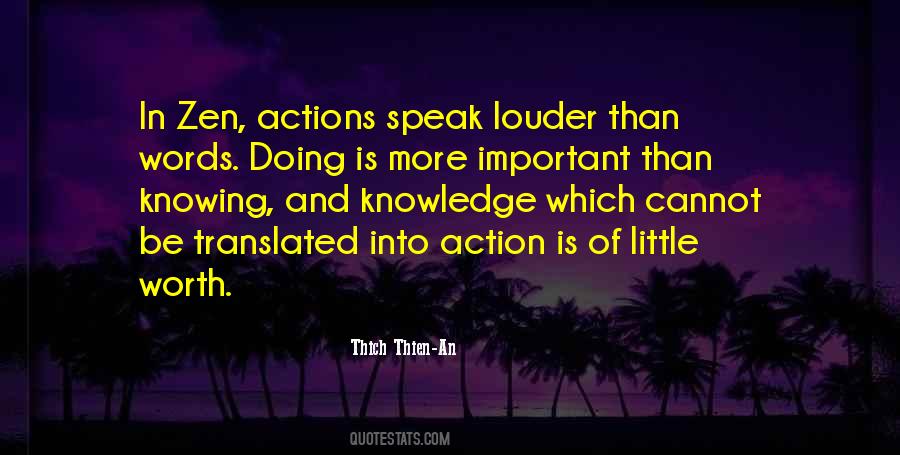 Quotes About Action And Words #1169198