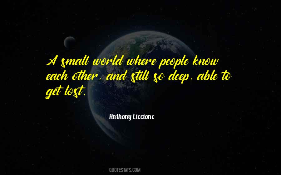 World Knowing Quotes #369750