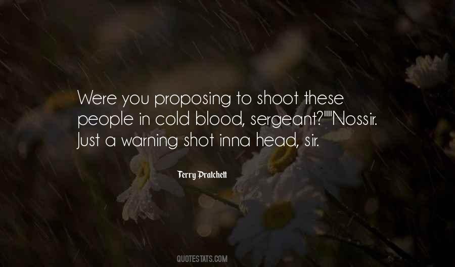 Quotes About Cold Blood #1521116