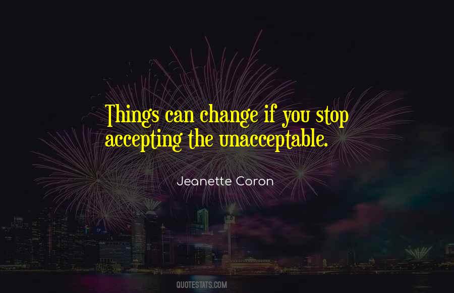 Quotes About Accepting Change #269598