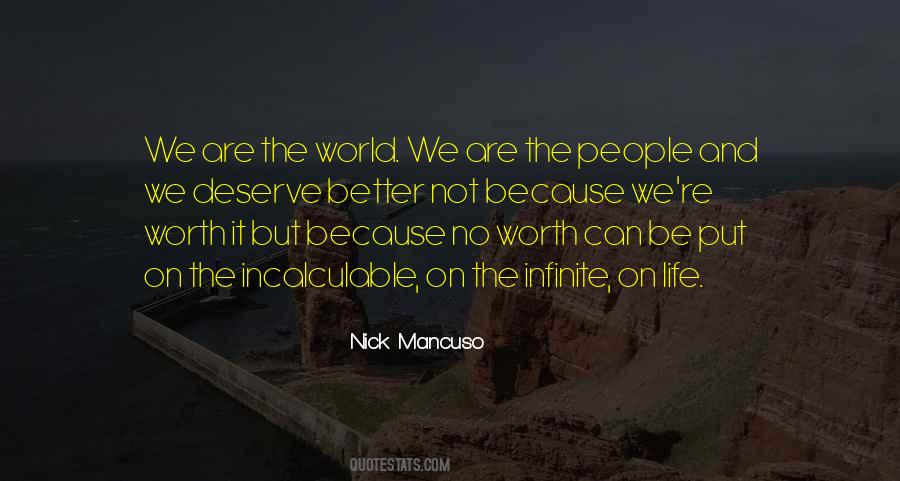 People Are Not Worth Quotes #1676603
