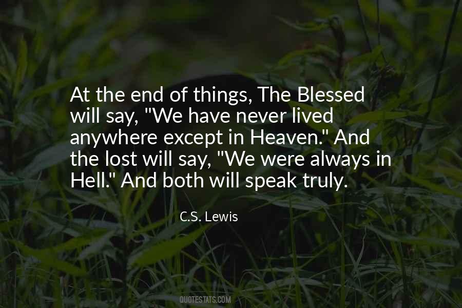 End Of Things Quotes #1819145