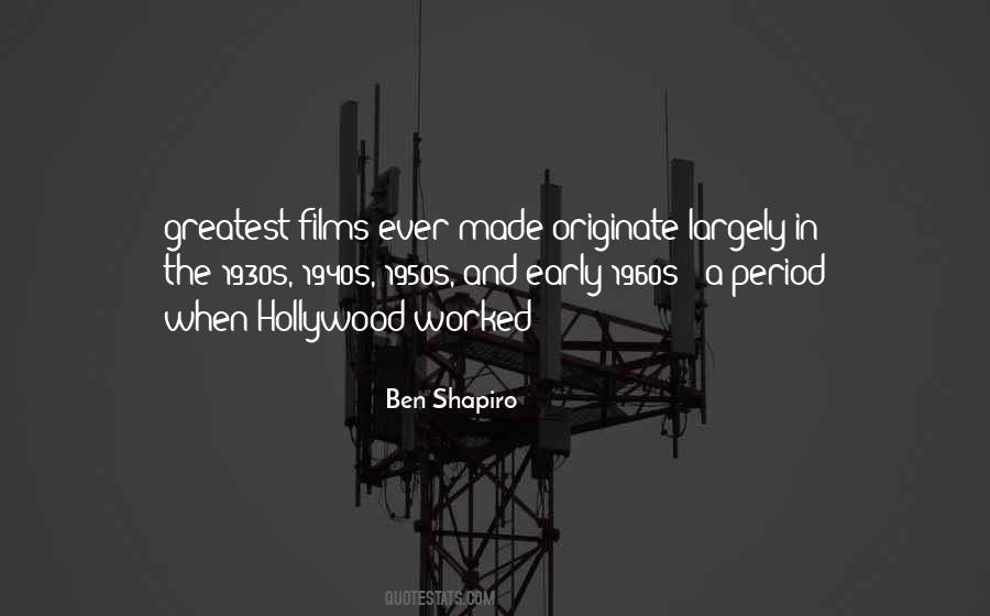 Quotes About Hollywood Films #1016343