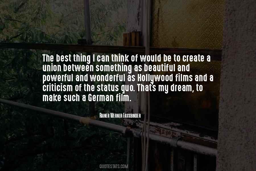 Quotes About Hollywood Films #1126987
