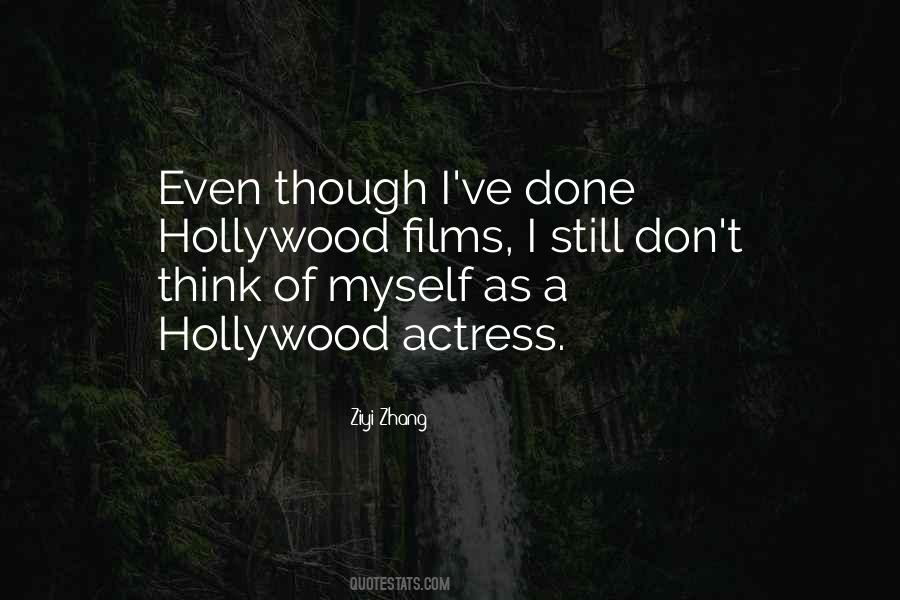 Quotes About Hollywood Films #25341