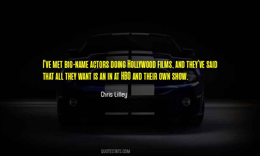 Quotes About Hollywood Films #574404