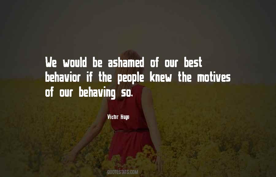 Quotes About Ashamed #1760962