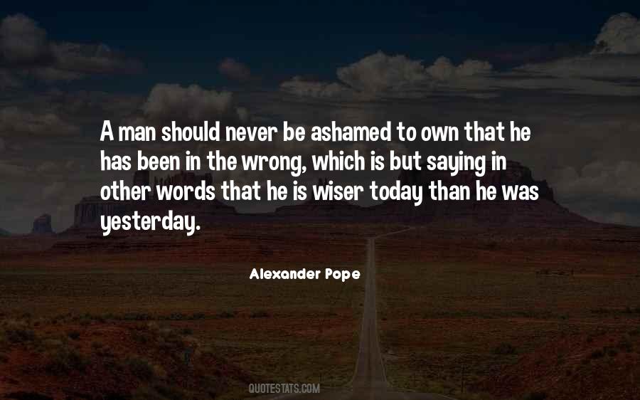 Quotes About Ashamed #1868178